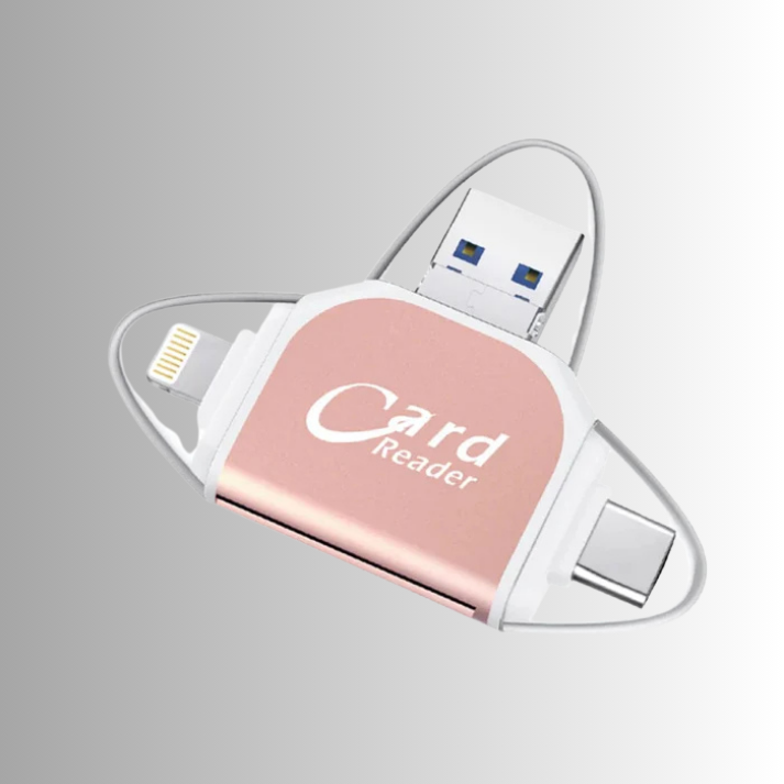 All-in-One Kartenleser für SD, Micro SD, USB und Typ-C