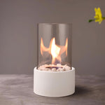 Dekorative Öllampe mit Flamme