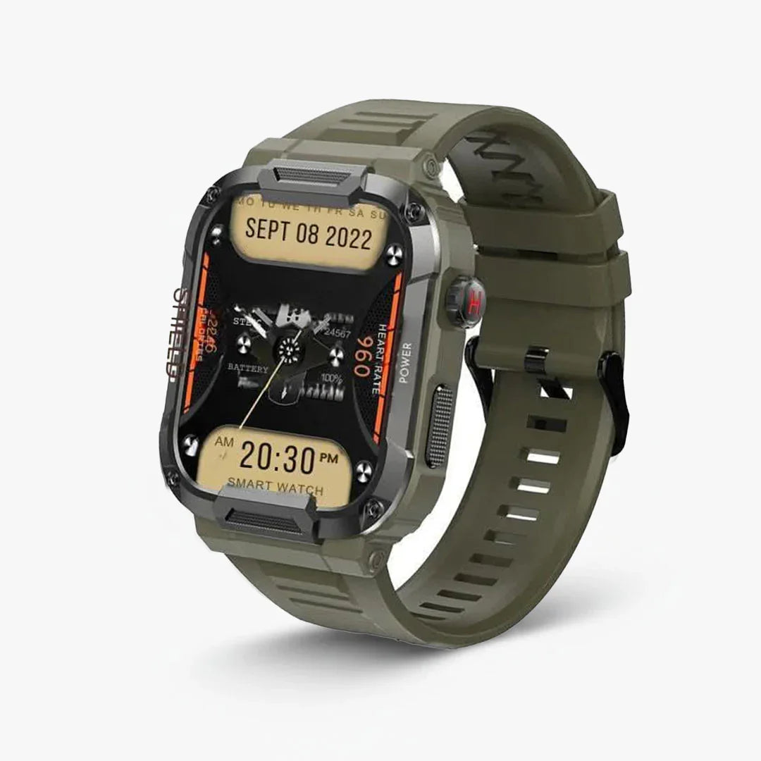 Robuste Smartwatch mit Gesundheitsüberwachung und Konnektivität