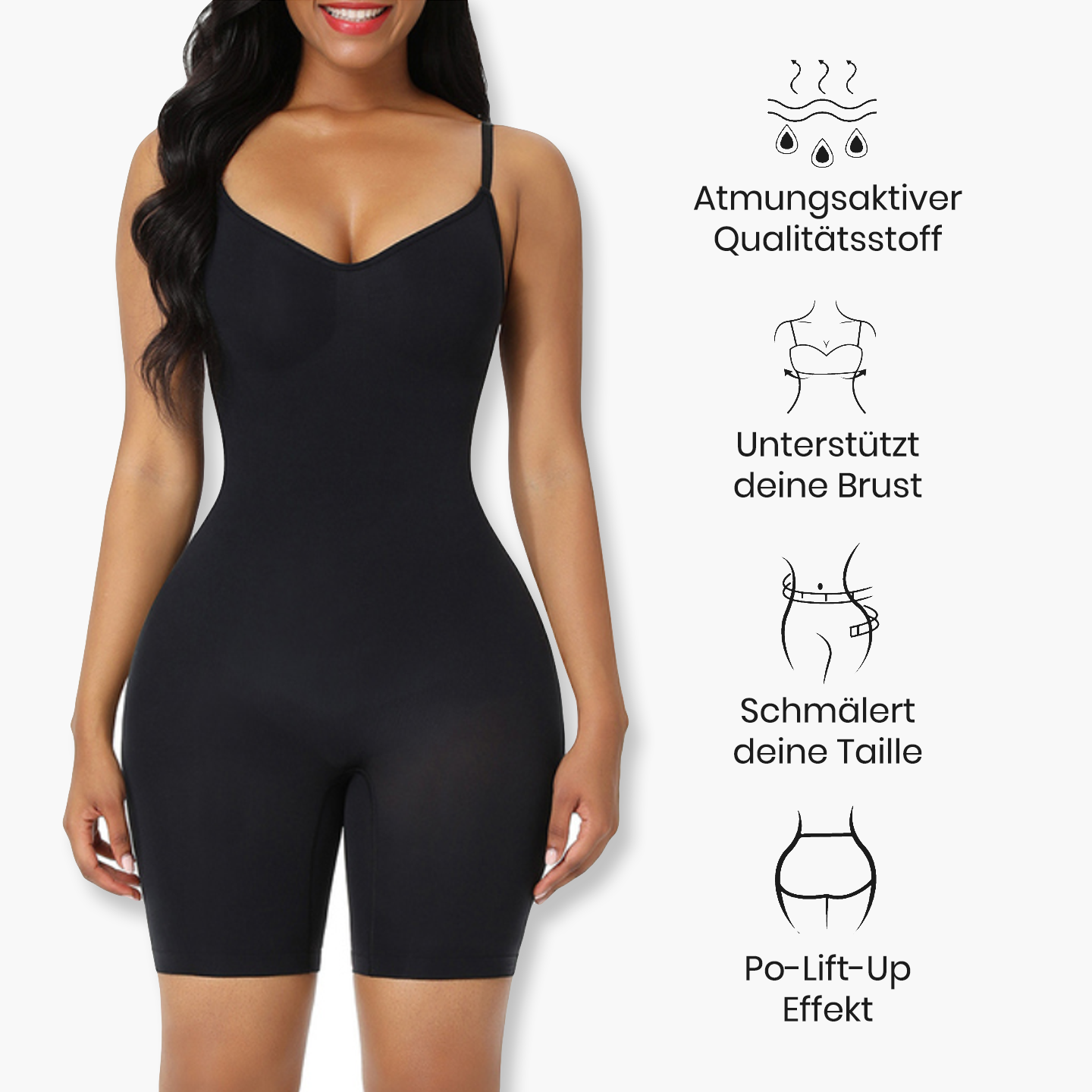 Formender Bodysuit mit Shorts – Stil und Komfort vereint