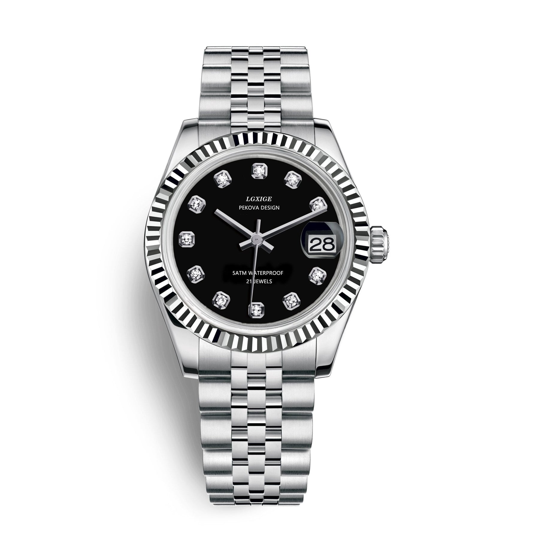 Elegante Armbanduhr aus Edelstahl – Stilvolle Präzision für jeden Anlass