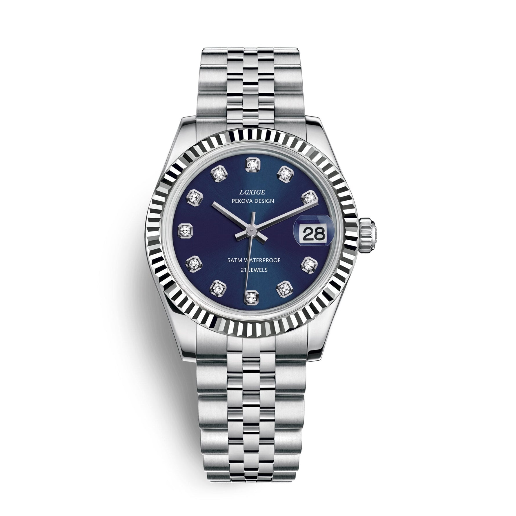 Elegante Armbanduhr aus Edelstahl – Stilvolle Präzision für jeden Anlass