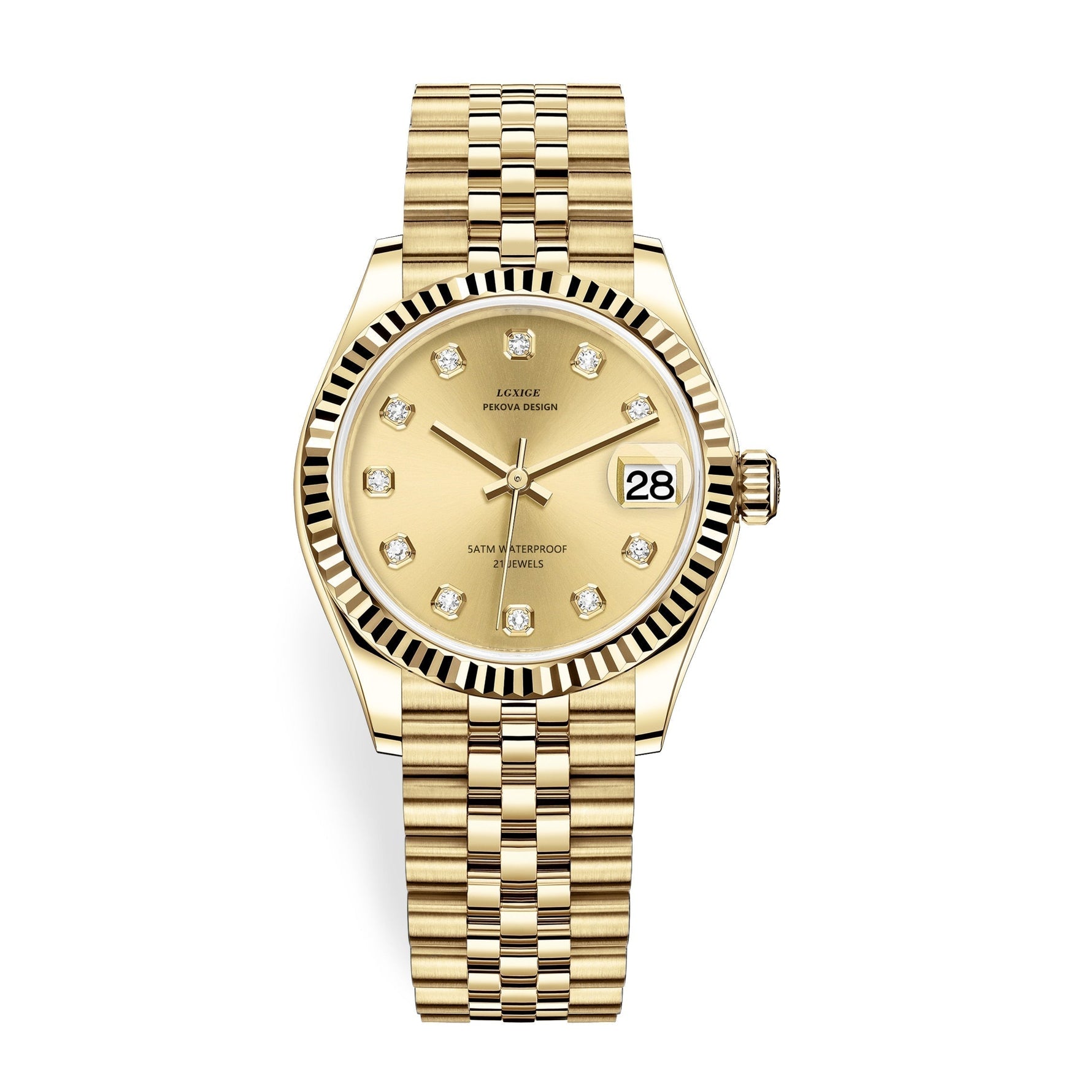 Elegante Armbanduhr aus Edelstahl – Stilvolle Präzision für jeden Anlass