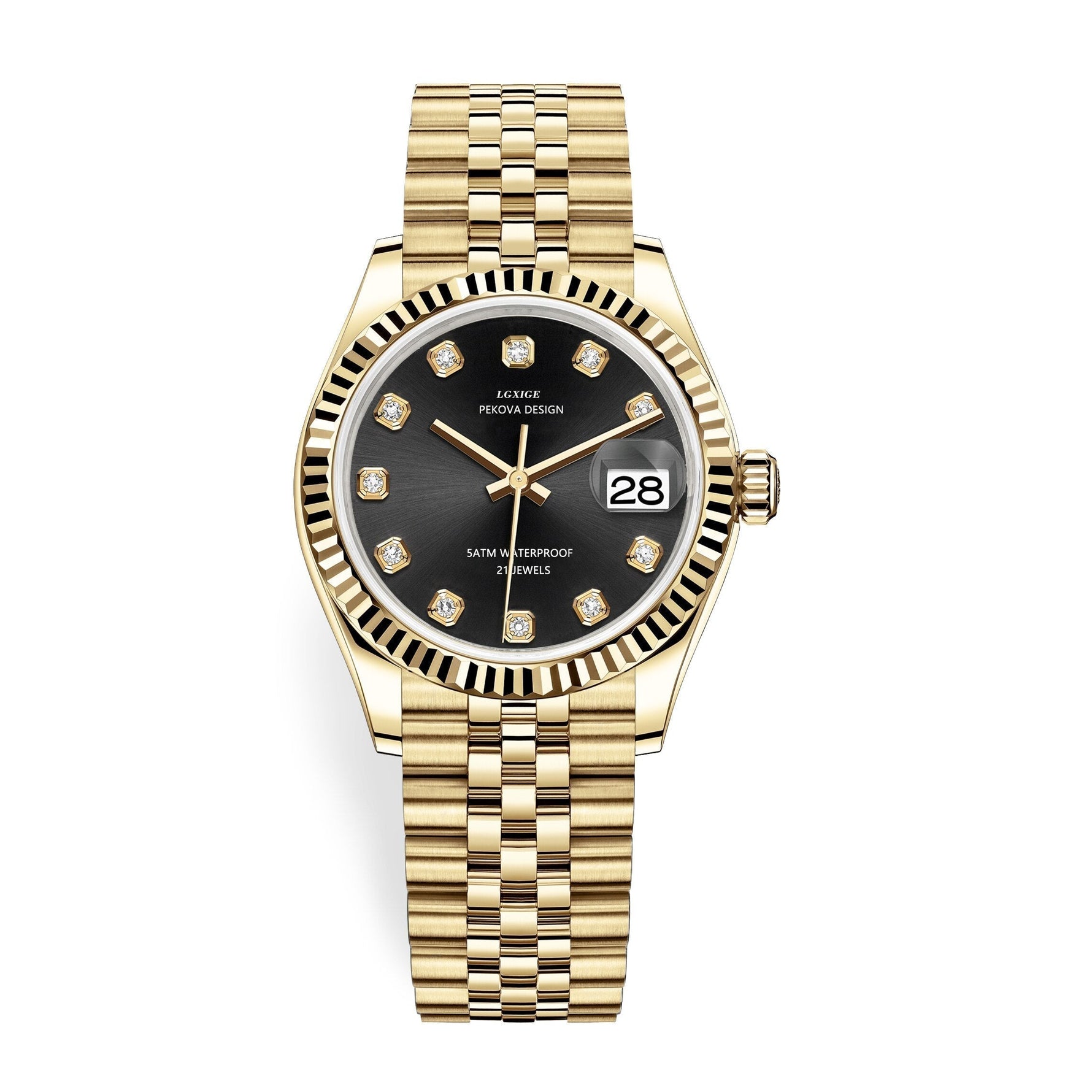 Elegante Armbanduhr aus Edelstahl – Stilvolle Präzision für jeden Anlass