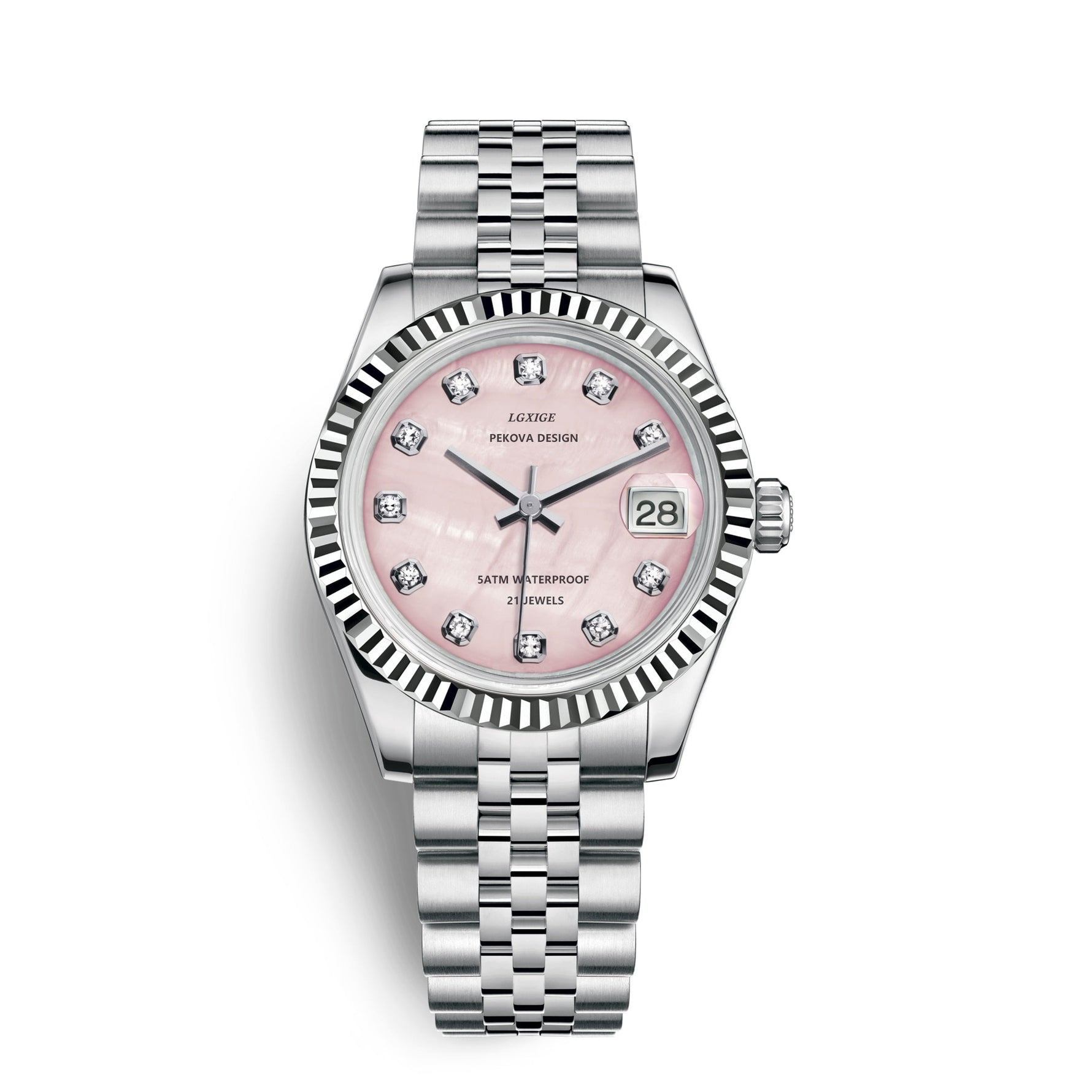 Elegante Armbanduhr aus Edelstahl – Stilvolle Präzision für jeden Anlass