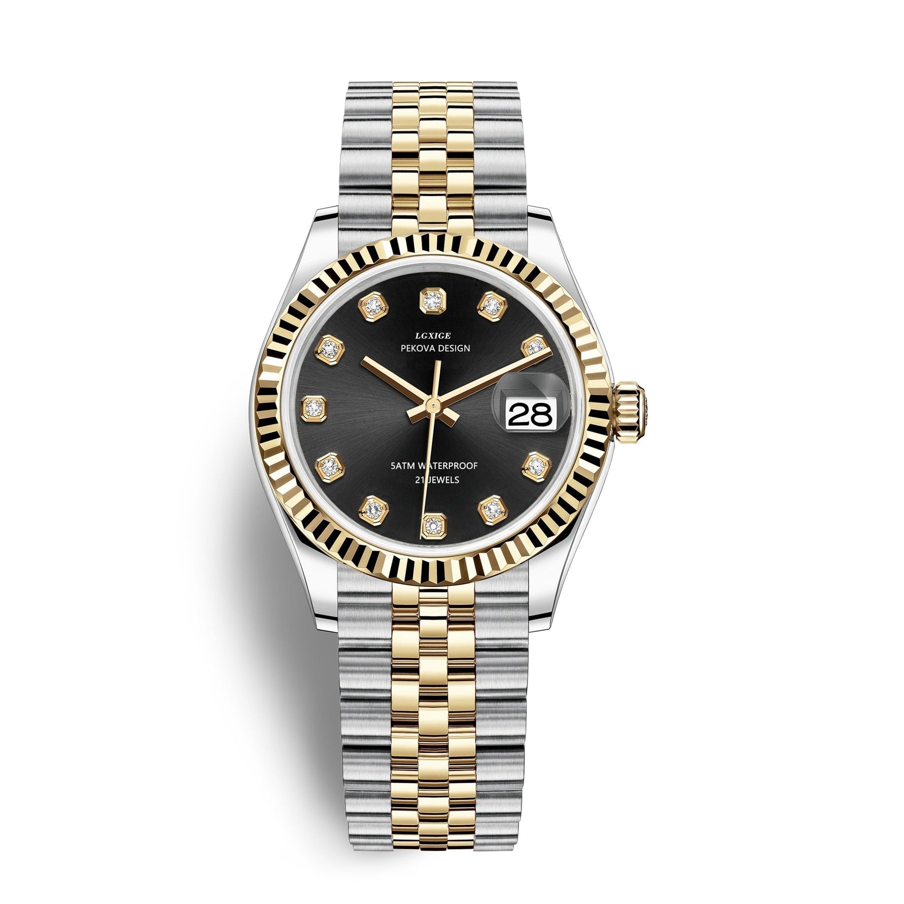 Elegante Armbanduhr aus Edelstahl – Stilvolle Präzision für jeden Anlass
