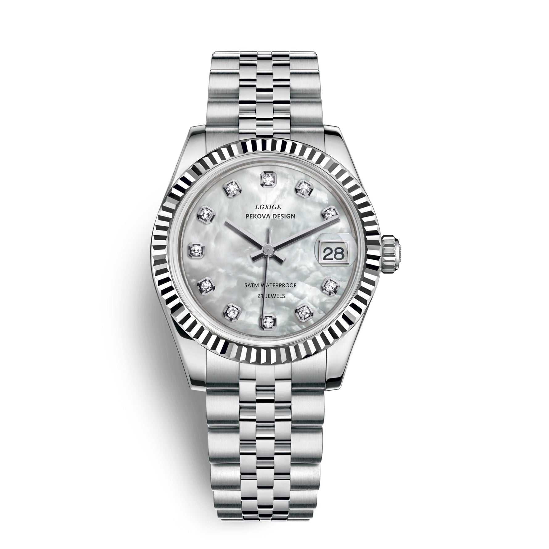 Elegante Armbanduhr aus Edelstahl – Stilvolle Präzision für jeden Anlass