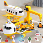 SkyExplorer Flugzeug Spielset – 20-teiliges Rollenspiel- und Bauset für Kinder