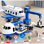 SkyExplorer Flugzeug Spielset – 20-teiliges Rollenspiel- und Bauset für Kinder