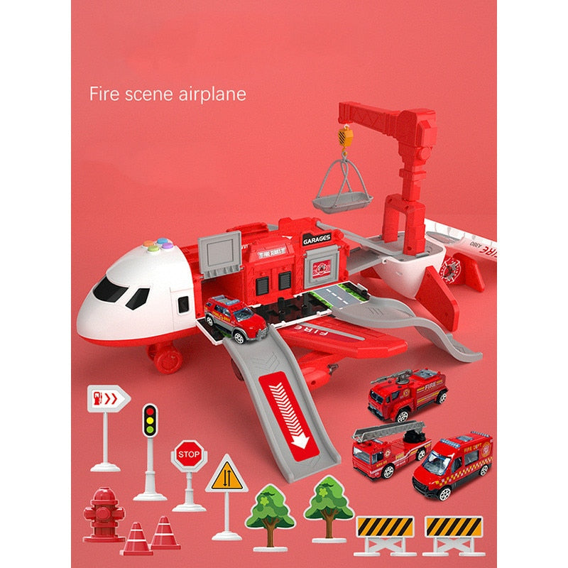 SkyExplorer Flugzeug Spielset – 20-teiliges Rollenspiel- und Bauset für Kinder