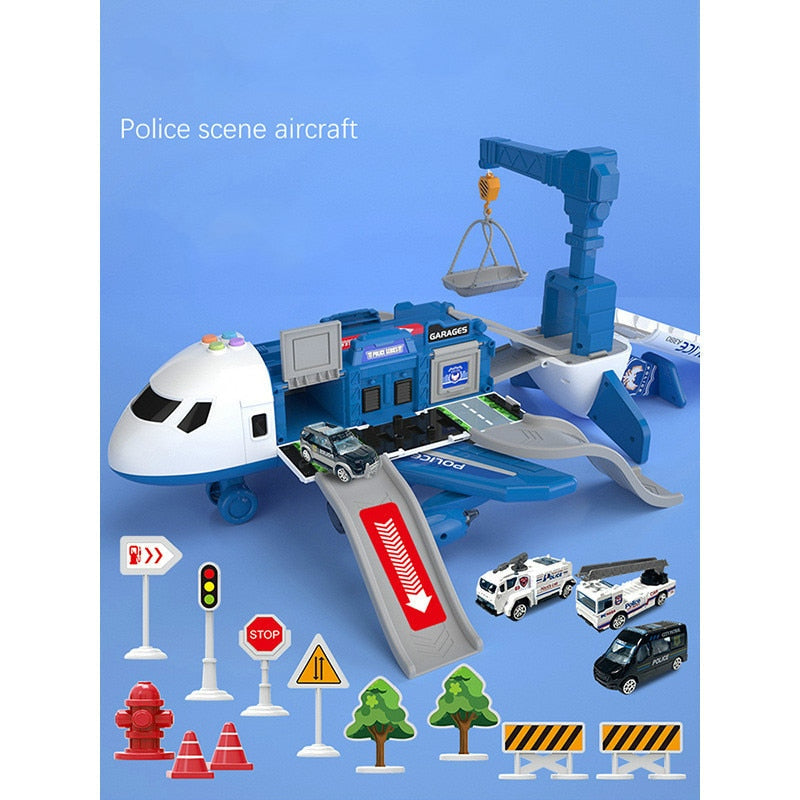 SkyExplorer Flugzeug Spielset – 20-teiliges Rollenspiel- und Bauset für Kinder