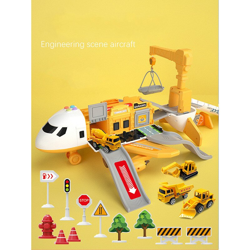 SkyExplorer Flugzeug Spielset – 20-teiliges Rollenspiel- und Bauset für Kinder