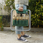 Gardener - Foldable, Portable, and Comfortable Chair with Tool Bag