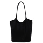 Luxurious suede bag with plenty of storage for any occasion