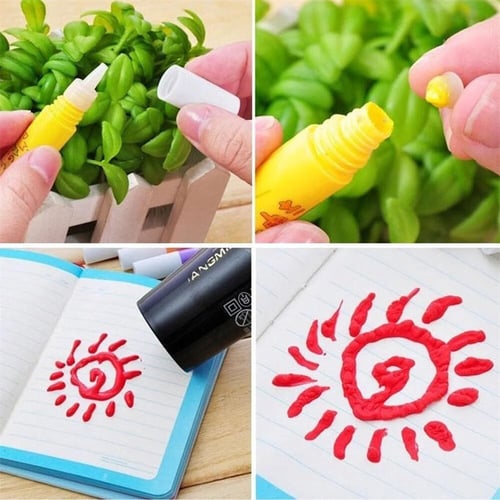 3D Puffy Art Pens for Kids and Adults - Bright Color Set