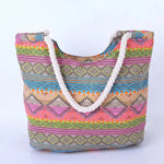 Geometric Tote Bag for Women with Vibrant Design