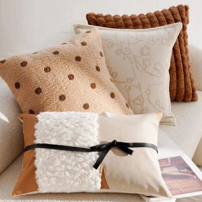 Luxurious pillowcases with stylish jacquard pattern