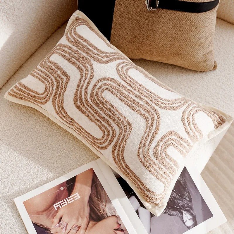 Luxurious pillowcases with stylish jacquard pattern