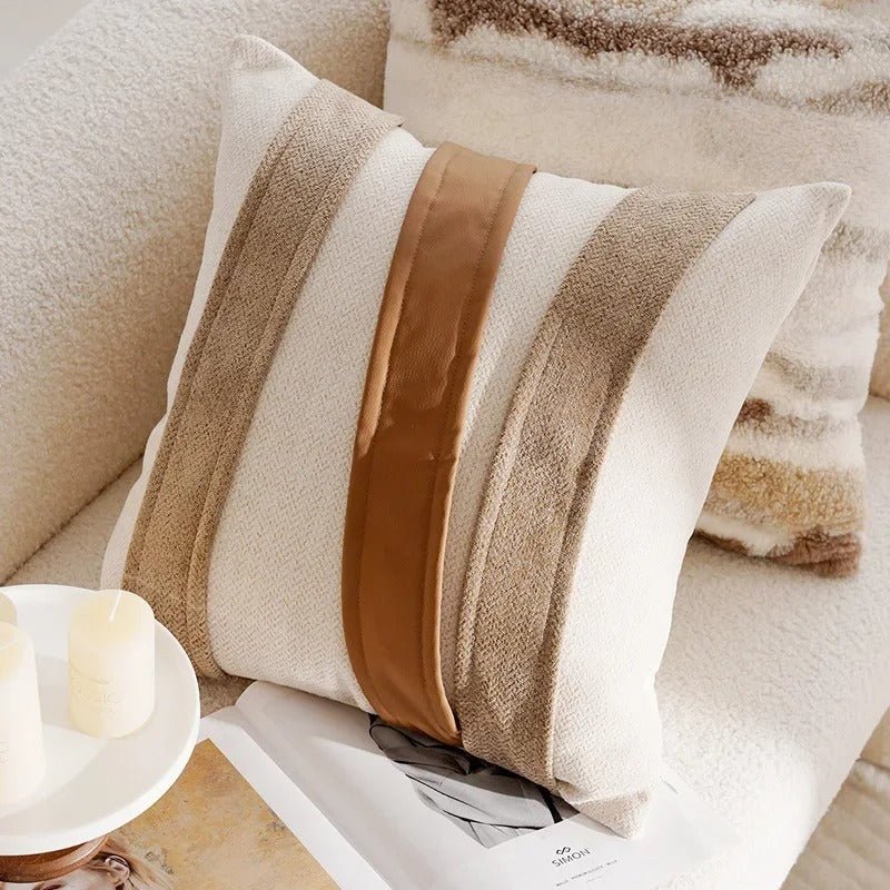 Luxurious pillowcases with stylish jacquard pattern