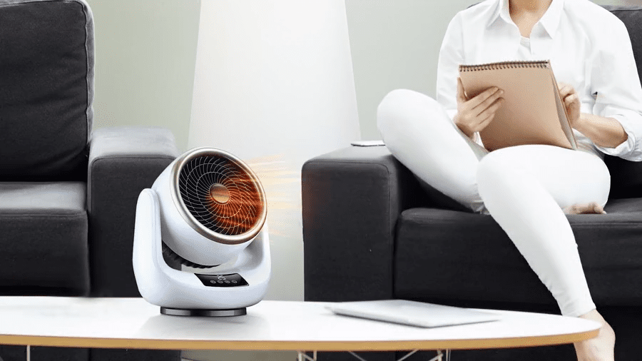 Tragbarer leiser Luftzirkulationsventilator – Ultra leise mit Fernbedienung