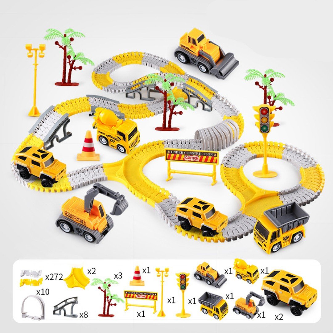 Baustelle Selbst Gestalten – Flexibles Set für Rennstrecken