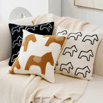 Cozy cushion cover with a playful animal motif for your home