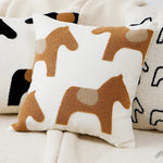 Cozy cushion cover with a playful animal motif for your home