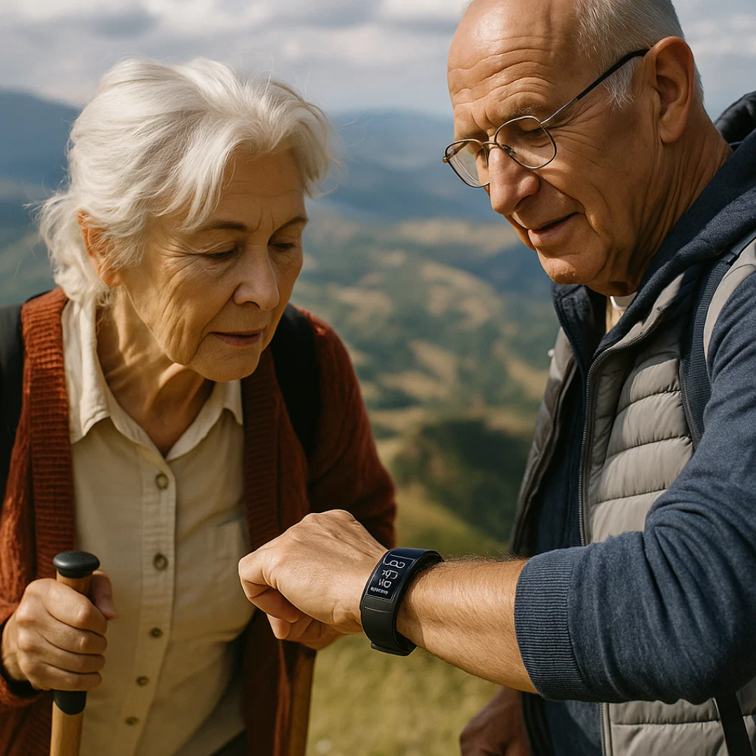 Smartes Gesundheitsarmband mit EKG-Überwachung und Schlafanalyse