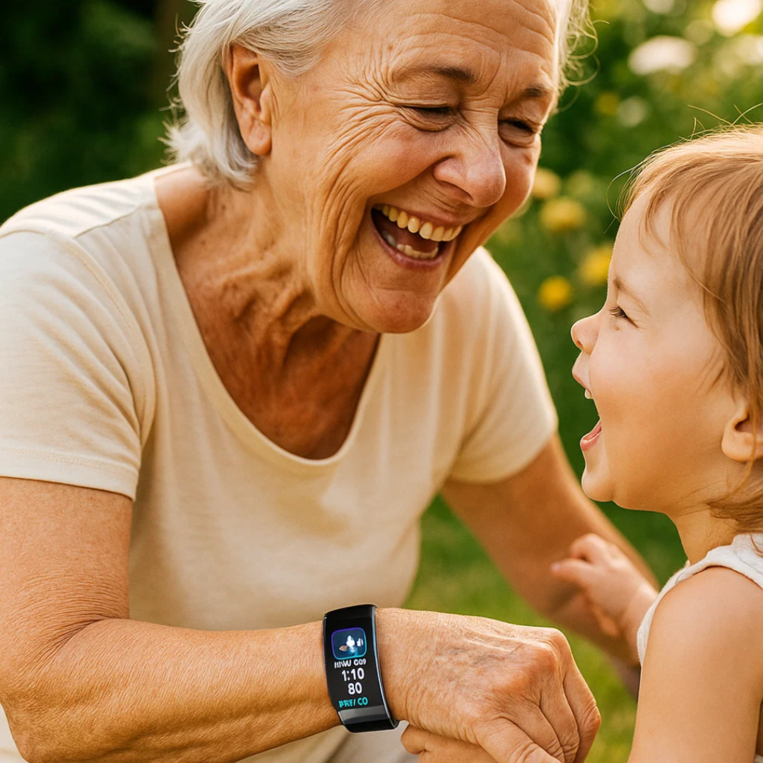 Smartes Gesundheitsarmband mit EKG-Überwachung und Schlafanalyse
