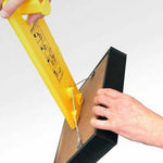 Simple picture hanging system with integrated spirit level