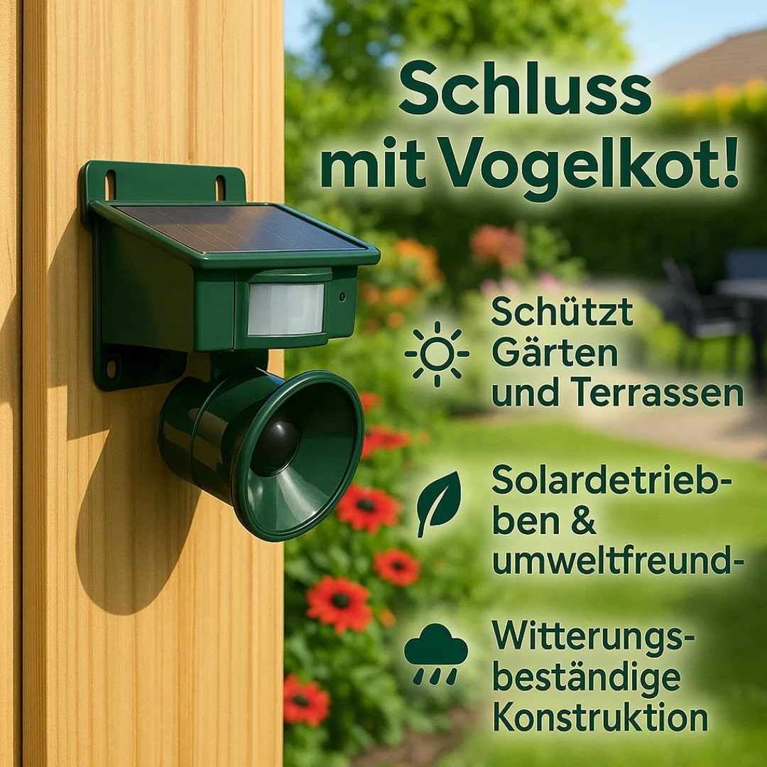 Effektives Vogelabwehrmittel für Balkone und Gärten mit BirdBlock