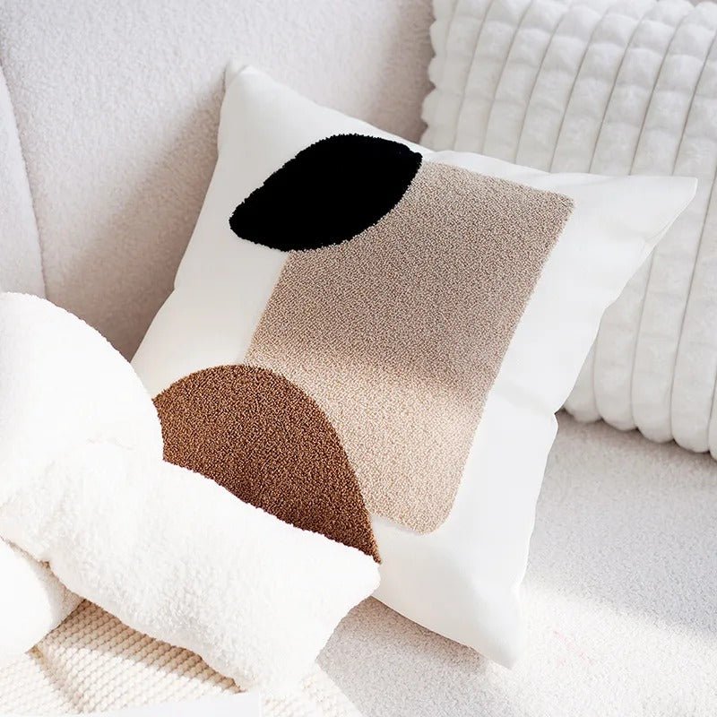 Retro Elegance Patchwork Cushion Cover
