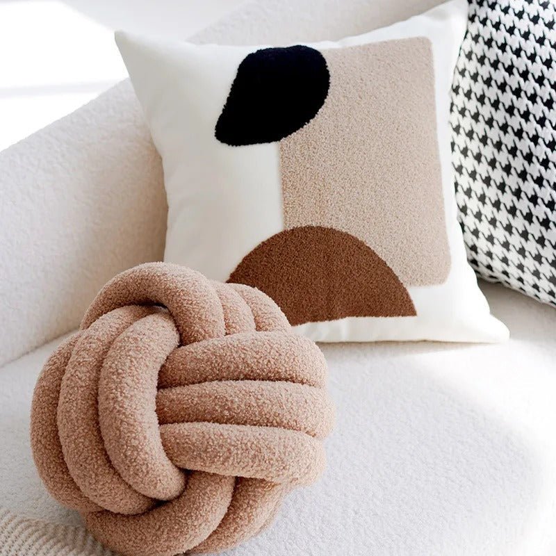 Retro Elegance Patchwork Cushion Cover