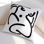 Retro Elegance Patchwork Cushion Cover
