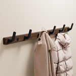 Stylish Wall Hook Made of Wood and Metal for Your Home