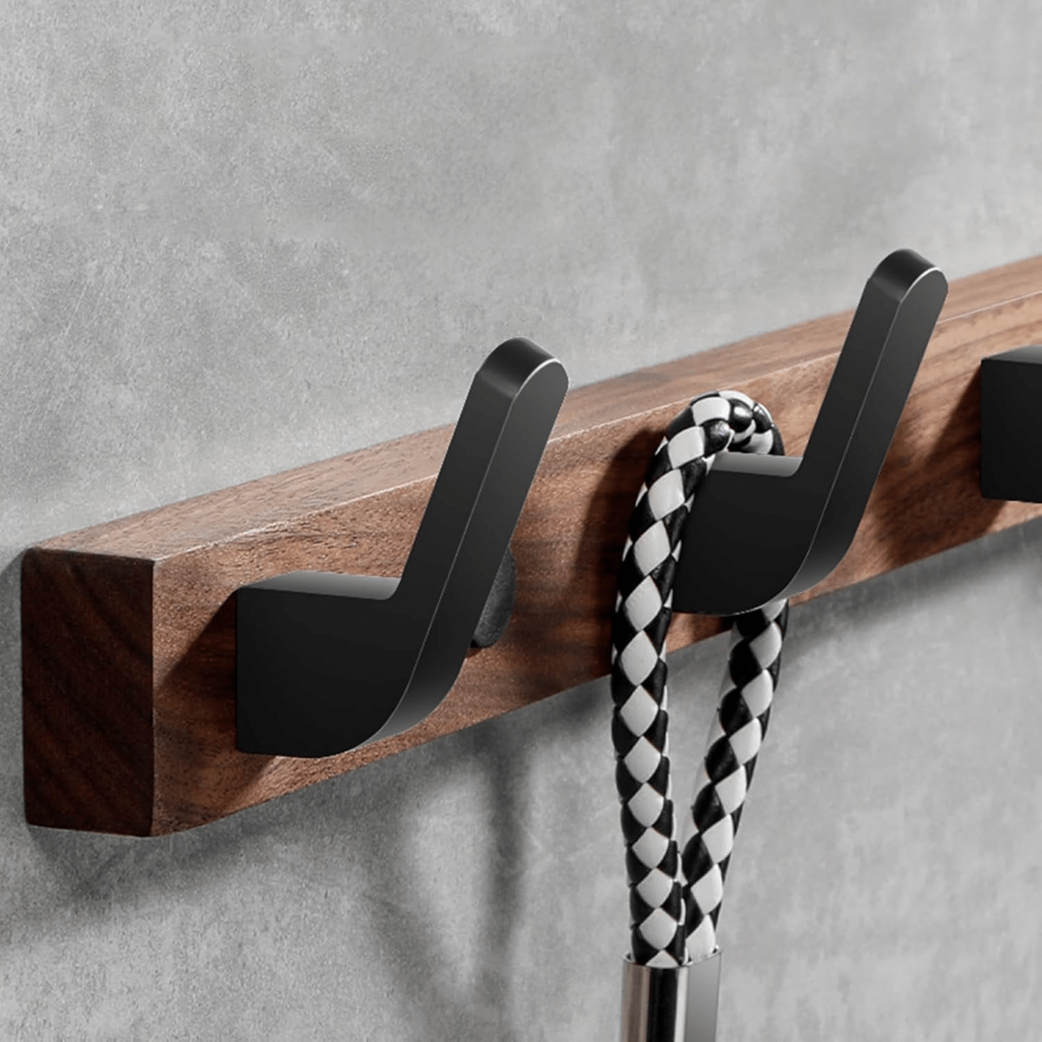 Modern Black Wooden Shelf for Your Home