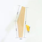 Walnut Wall Hooks Set for Elegant Storage Solutions