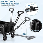 Robuster faltbarer Wagen mit All-Terrain-Rädern