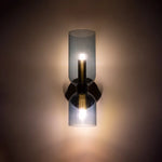 Modern Glass Wall Light with Double-Head LED