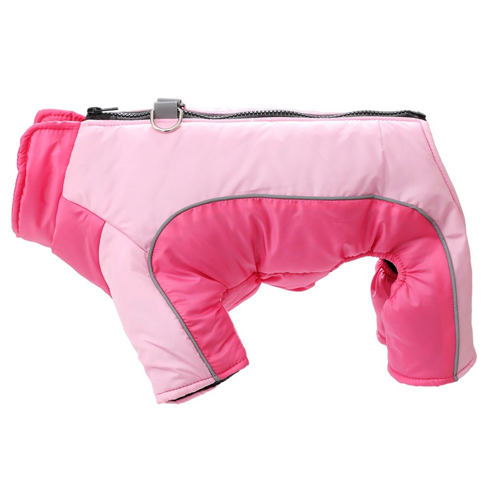 Waterproof Winter Coat for Dogs with Reflective Stripes
