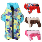 Waterproof Winter Coat for Dogs with Reflective Stripes