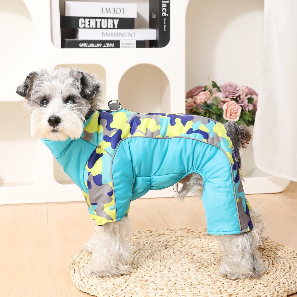 Waterproof Winter Coat for Dogs with Reflective Stripes