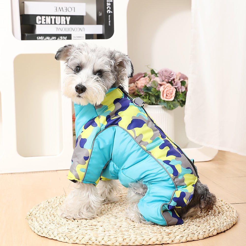Waterproof Winter Coat for Dogs with Reflective Stripes