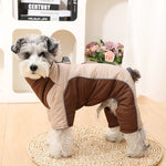 Waterproof Winter Coat for Dogs with Reflective Stripes