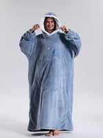 Kuschelige Hoodie Decke mit Ärmeln für ultimativen Komfort