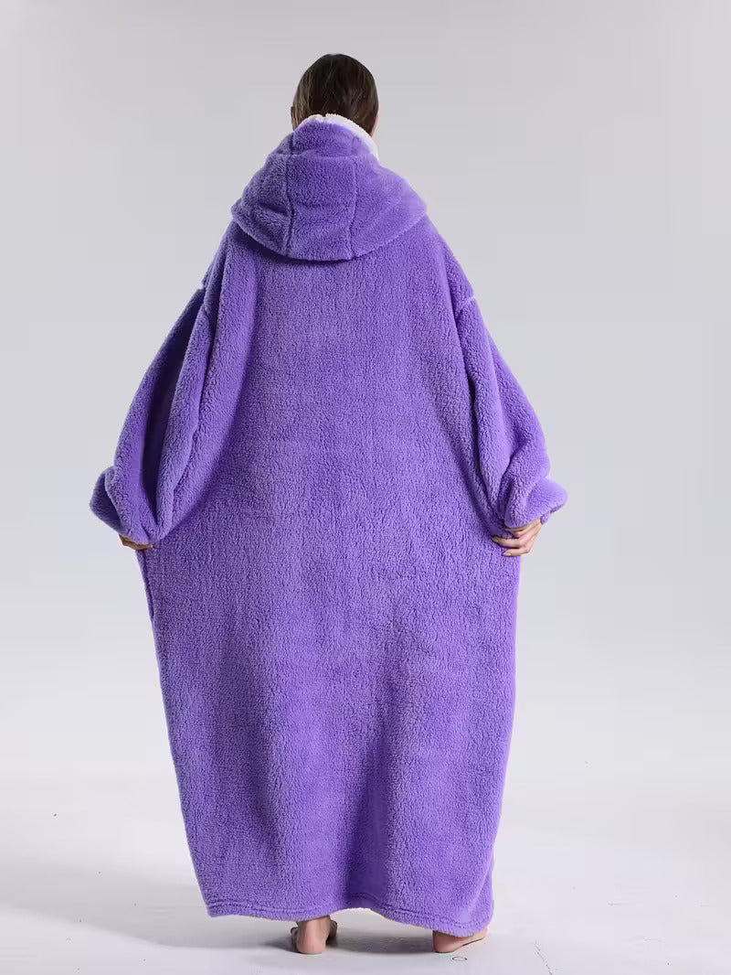 Kuschelige Hoodie Decke mit Ärmeln für ultimativen Komfort
