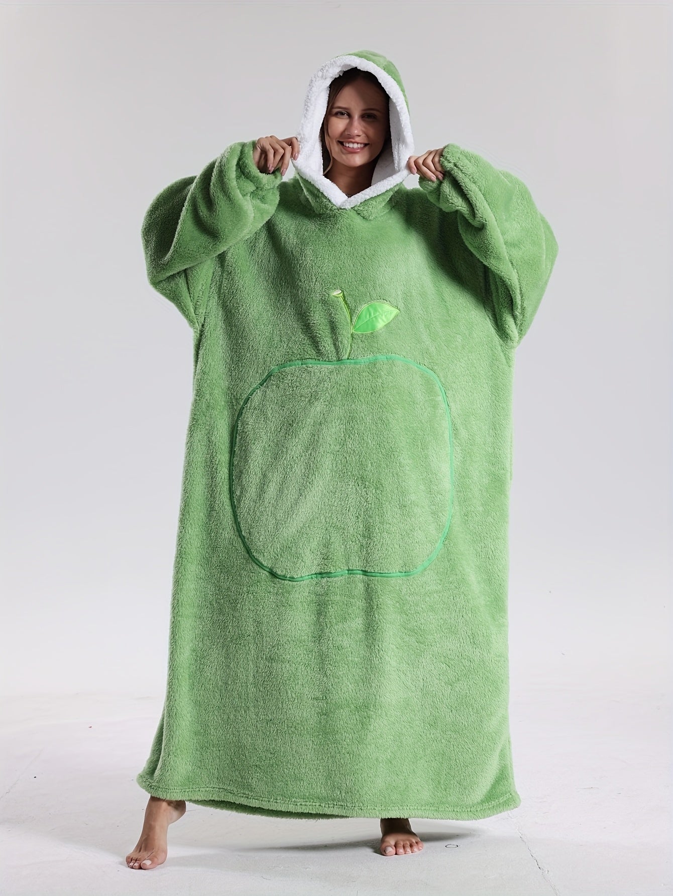 Kuschelige Hoodie Decke mit Ärmeln für ultimativen Komfort
