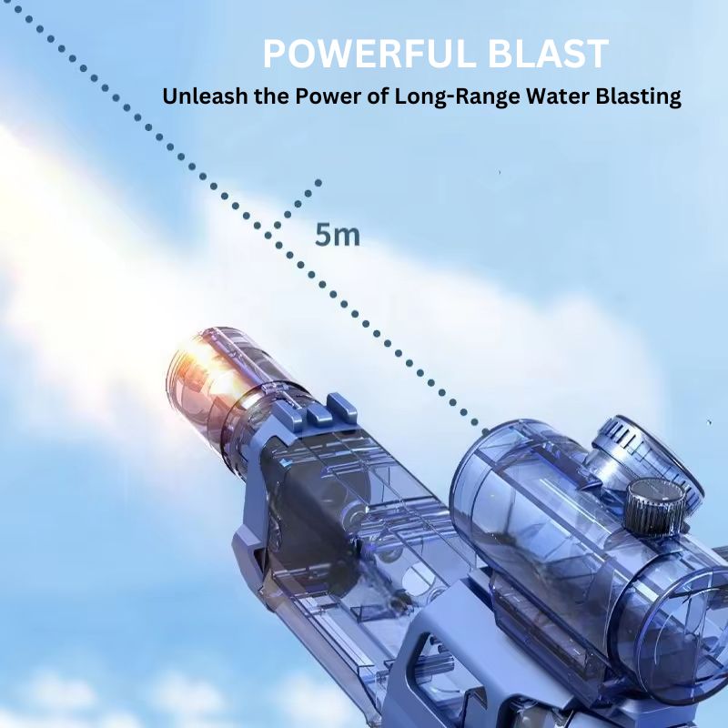Elektrische Wasserpistole mit LED-Beleuchtung – PowerBlast
