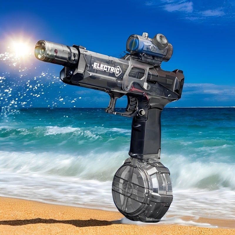 Elektrische Wasserpistole mit LED-Beleuchtung – PowerBlast