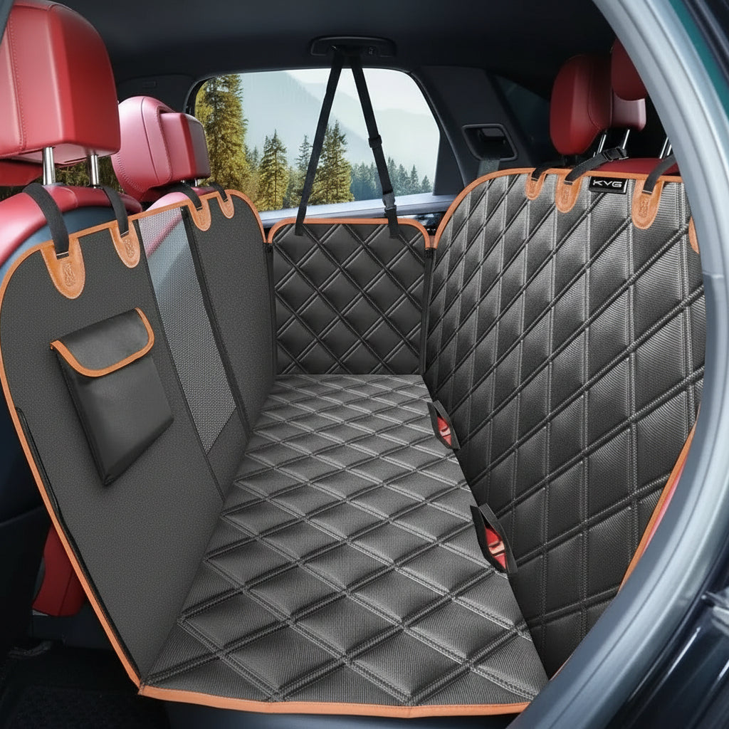 Durable Waterproof Dog Car Seat Cover - Easy to Clean